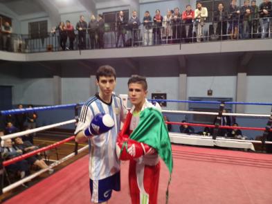 Agustin Lavarelo (ARG) y Brandon Rizo (MEX)